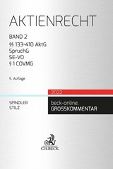 Aktienrecht Band 2: &sect;&sect; 133-410 AktG, SpruchG, SE-VO, &sect; 1 COVMG - 