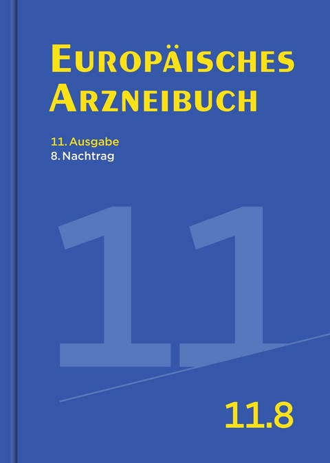 Europ&auml;isches Arzneibuch 11. Ausgabe, 8. Nachtrag