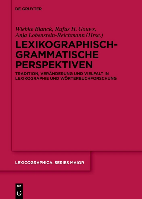 Lexikographisch-grammatische Perspektiven - 