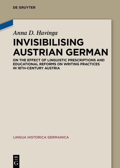 Invisibilising Austrian German - Anna Dorothea Havinga
