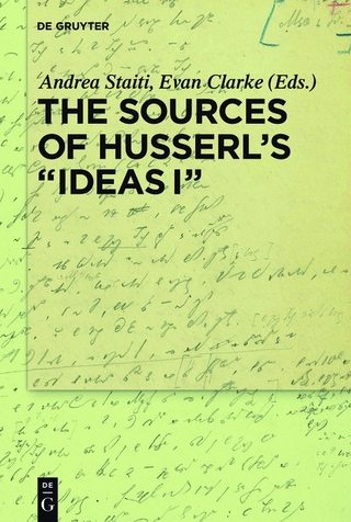 The Sources of Husserl’s 'Ideas I'