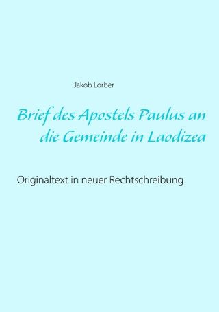 Brief des Apostels Paulus an die Gemeinde in Laodizea