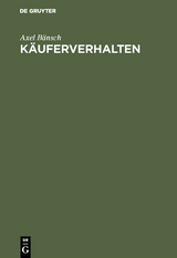 K&auml;uferverhalten - Axel B&auml;nsch