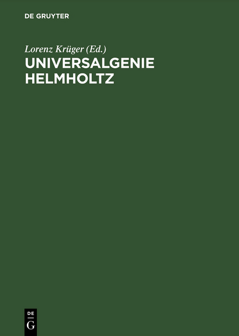 Universalgenie Helmholtz - 