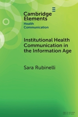 Institutional Health Communication in the Information Age