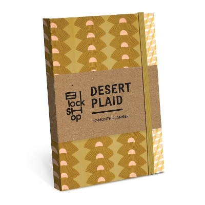 From the Block Shop Studio: Desert Plaid 17-Month Planner - Block Shop