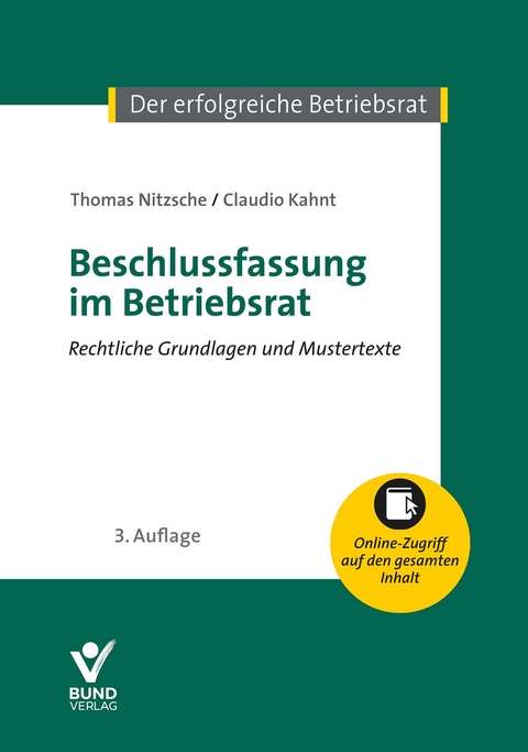 Beschlussfassung im Betriebsrat - Thomas Nitzsche, Claudio Kahnt