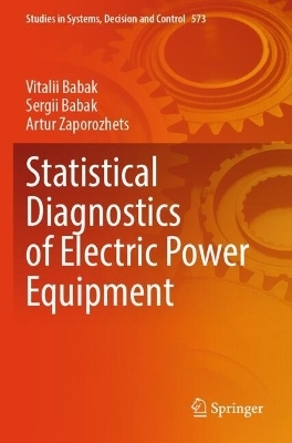 Statistical Diagnostics of Electric Power Equipment