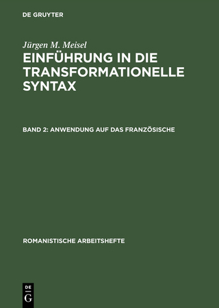 Anwendung auf das Französische