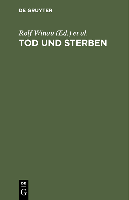 Tod und Sterben - 