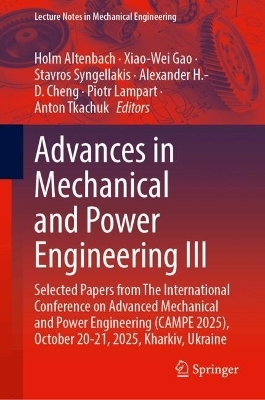 Advances in Mechanical and Power Engineering III - 
