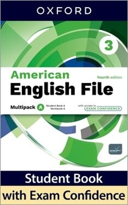 American English File fourth edition Level 3 Student Book & Workbook with access to Exam Confidence multi-pack A - Christina Latham-Koenig, Clive Oxenden, Kate Chomacki, Jerry Lambert