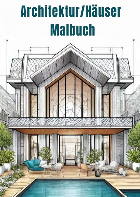 Architektur/Häuser Malbuch - Sasi Coloring