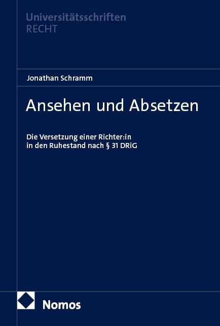 Ansehen und Absetzen - Jonathan Schramm