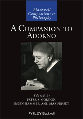 A Companion to Adorno - 