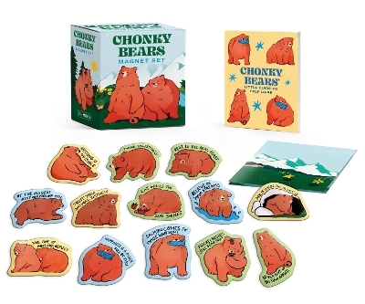 Chonky Bears Magnet Set - Sarah Radziminski