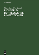 Industriebetriebslehre: Investitionen - Dieter Slaby, R&eacute;ne Krasselt