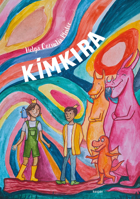 K&iacute;mkira - Helga Cornelia Pfeifer, 8. Klasse illustriert von den Sch&uuml;ler:innen der Modellschule Graz  Jahrgang 2024/2025