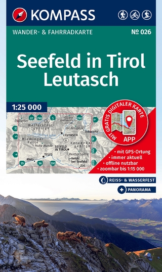 KOMPASS Wanderkarte 026 Seefeld in Tirol, Leutasch 1:25.000