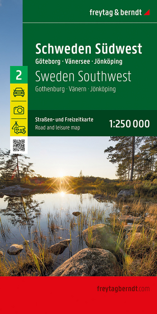 Schweden Südwest, Straßen- und Freizeitkarte 1:250.000, freytag & berndt