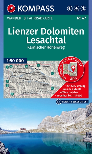 KOMPASS Wanderkarte 47 Lienzer Dolomiten, Lesachtal, Karnischer Höhenweg 1:50.000