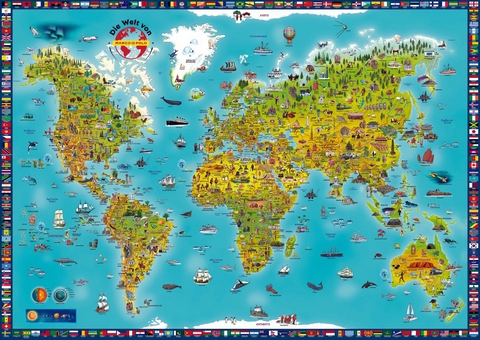 MARCO POLO Panorama Kinderweltkarte