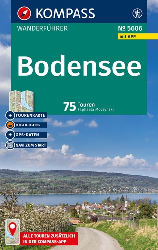 KOMPASS Wanderführer Bodensee, 75 Touren mit Extra-Tourenkarte
