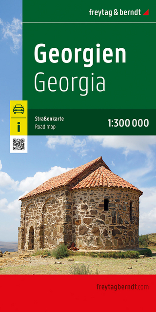 Georgien, Straßenkarte 1:300.000, freytag & berndt