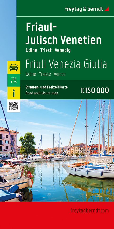 Friaul-Julisch Venetien, Stra&szlig;en- und Freizeitkarte 1:150.000, freytag & berndt