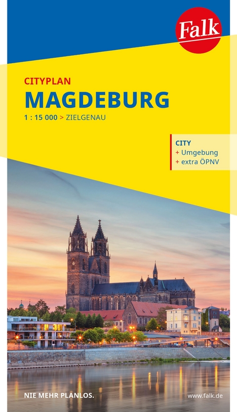 Falk Cityplan Magdeburg 1:15.000
