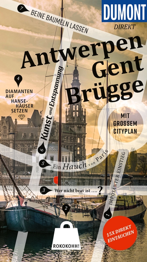 DUMONT direkt Reisef&uuml;hrer Antwerpen, Gent, Br&uuml;gge - Patricia Fridrich