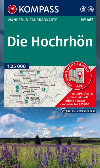 KOMPASS Wanderkarte 462 Die Hochrhön 1:25.000