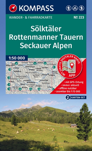 KOMPASS Wanderkarten-Set 223 Sölktäler, Rottenmanner Tauern, Seckauer Alpen (2 Karten) 1:55.000