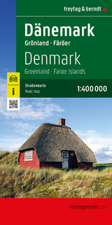 D&auml;nemark, Stra&szlig;enkarte 1:400.000, freytag & berndt