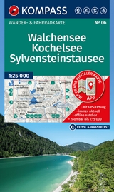 KOMPASS Wanderkarte 06 Walchensee, Kochelsee, Sylvensteinstausee 1:25.000