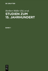 Studien zum 15. Jahrhundert - 