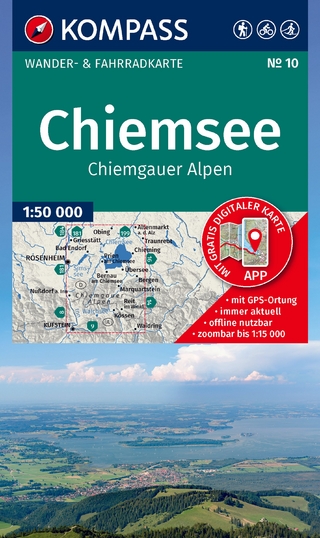 KOMPASS Wanderkarte 10 Chiemsee, Chiemgauer Alpen 1:50.000