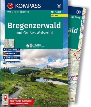 KOMPASS Wanderführer Bregenzerwald und Großes Walsertal, 60 Touren mit Extra-Tourenkarte