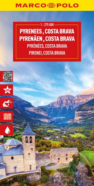 MARCO POLO Reisekarte Pyrenäen, Costa Brava 1:275.000