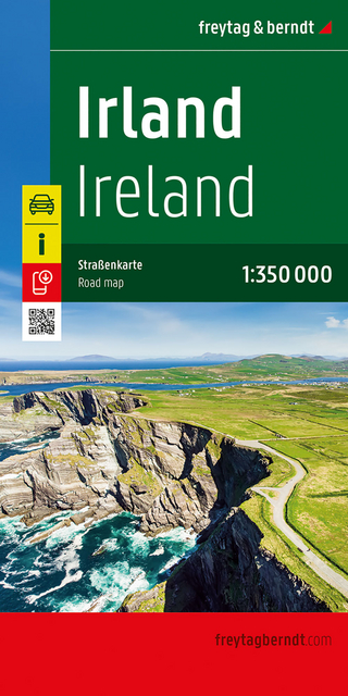 Irland, Straßenkarte 1:350.000, freytag & berndt