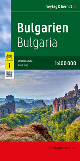 Bulgarien, Autokarte 1:400.000, freytag & berndt