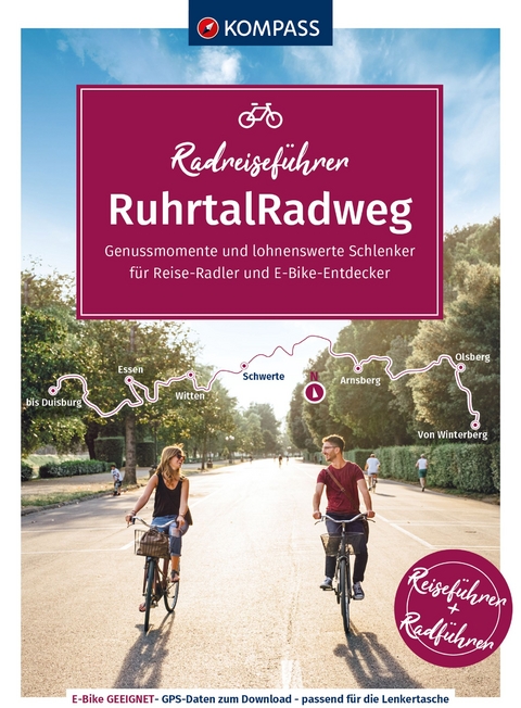 KOMPASS Radreisef&uuml;hrer RuhrtalRadweg - Raphaela Moczynski
