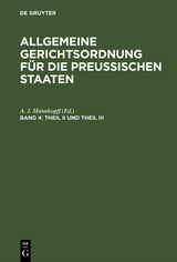 Theil II und Theil III - 