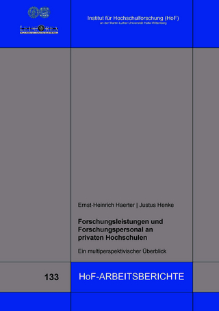Forschungsleistungen und Forschungspersonal an privaten Hochschulen