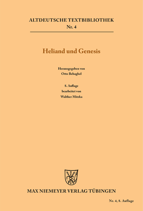Heliand und Genesis - 