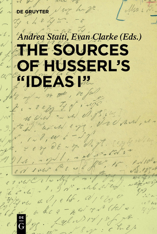 The Sources of Husserl's 'Ideas I'