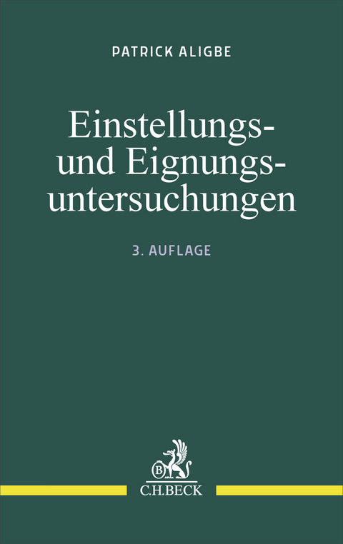 Einstellungs- und Eignungsuntersuchungen - Patrick Aligbe