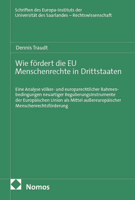 Wie f&ouml;rdert die EU Menschenrechte in Drittstaaten - Dennis Traudt