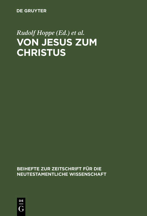 Von Jesus zum Christus - 