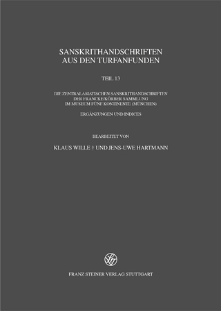 Sanskrithandschriften aus den Turfanfunden